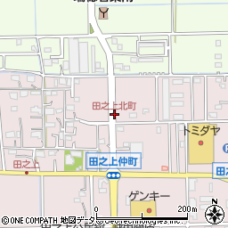 田之上北町周辺の地図