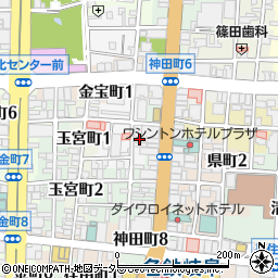 名鉄協商岐阜玉森町駐車場周辺の地図