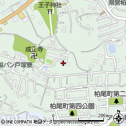 柏尾町内会館周辺の地図