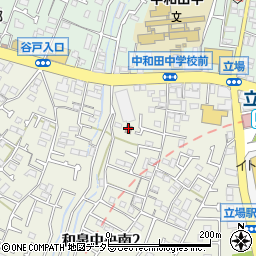 和泉東町内会館周辺の地図