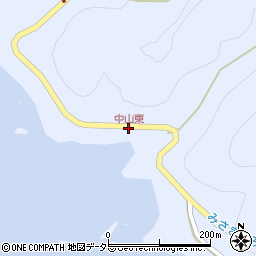 中山東周辺の地図