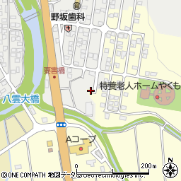 島根県松江市八雲町東岩坂805周辺の地図