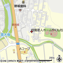 島根県松江市八雲町東岩坂804周辺の地図