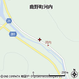 鳥取県鳥取市鹿野町河内1044周辺の地図
