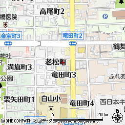 岐阜県岐阜市老松町9周辺の地図
