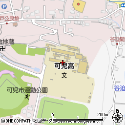 岐阜県立可児高等学校周辺の地図