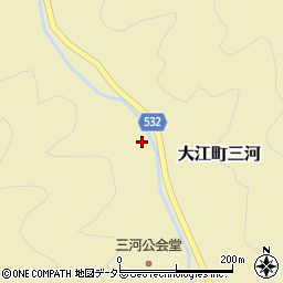 京都府福知山市大江町三河509周辺の地図