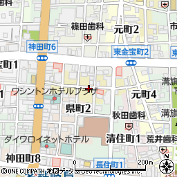 岐阜県岐阜市長旗町周辺の地図