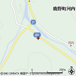 鳥取県鳥取市鹿野町河内2683周辺の地図
