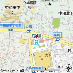 セブンイレブン横浜立場駅前店周辺の地図