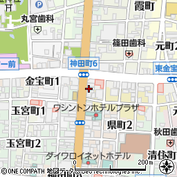 株式会社日本旅行　岐阜支店店頭周辺の地図