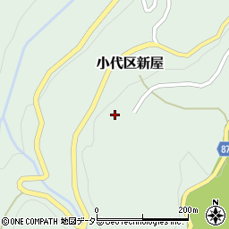 兵庫県美方郡香美町小代区新屋928周辺の地図