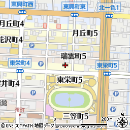 ローソン岐阜東栄町店周辺の地図