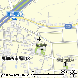 岐阜県各務原市那加西市場町5丁目49周辺の地図