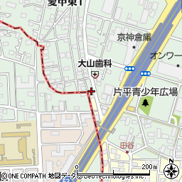 神奈川県厚木市愛甲東1丁目21-3周辺の地図