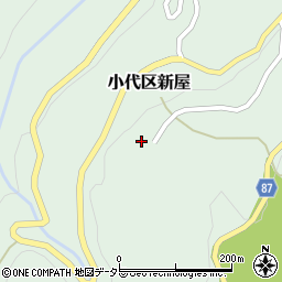 兵庫県美方郡香美町小代区新屋929周辺の地図