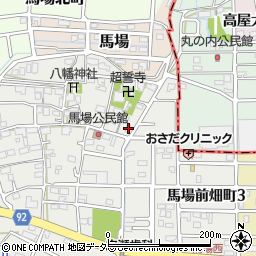 岐阜県瑞穂市馬場前畑町1丁目68周辺の地図