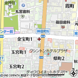 三井住友銀行岐阜支店周辺の地図