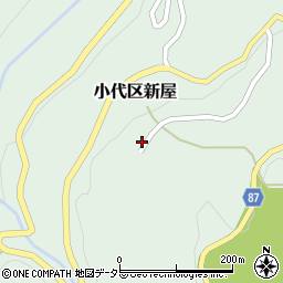 兵庫県美方郡香美町小代区新屋700周辺の地図