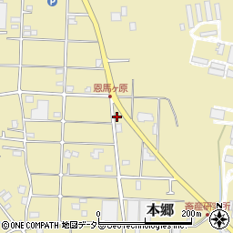 ミニストップ海老名本郷店周辺の地図