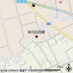 砂川公民館周辺の地図
