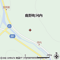 鳥取県鳥取市鹿野町河内1012周辺の地図