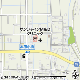 岐阜教会周辺の地図