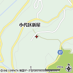兵庫県美方郡香美町小代区新屋1047周辺の地図