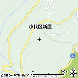 兵庫県美方郡香美町小代区新屋701周辺の地図