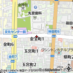 岐阜県岐阜市金宝町周辺の地図