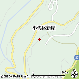 兵庫県美方郡香美町小代区新屋703周辺の地図