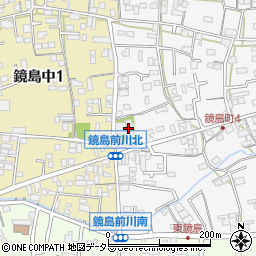 岐阜県岐阜市鏡島1689周辺の地図