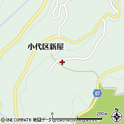 兵庫県美方郡香美町小代区新屋672-1周辺の地図