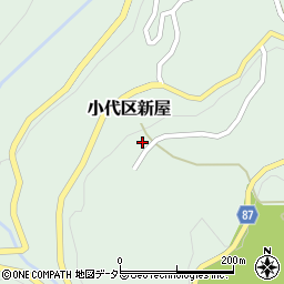兵庫県美方郡香美町小代区新屋696周辺の地図