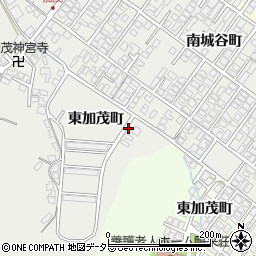 島根県安来市安来町東加茂町周辺の地図