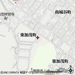 島根県安来市安来町（東加茂町）周辺の地図