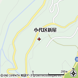 兵庫県美方郡香美町小代区新屋713周辺の地図