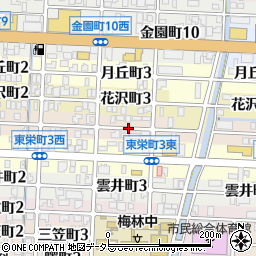 岐阜県岐阜市瑞雲町周辺の地図