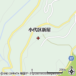 兵庫県美方郡香美町小代区新屋704周辺の地図