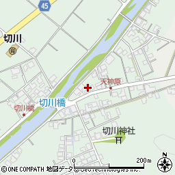 島根県安来市切川町天神原町1109周辺の地図