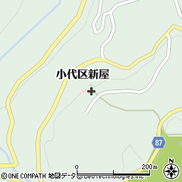 兵庫県美方郡香美町小代区新屋697周辺の地図