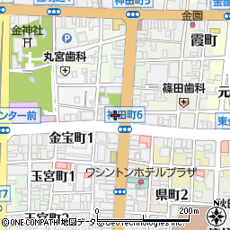 セブンイレブン岐阜長良橋通店周辺の地図