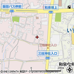 神奈川県横浜市泉区上飯田町897-13周辺の地図