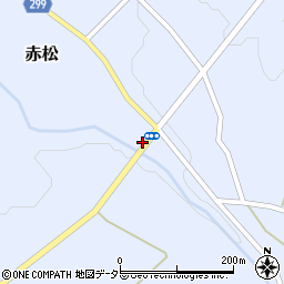赤松周辺の地図