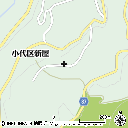 兵庫県美方郡香美町小代区新屋680周辺の地図