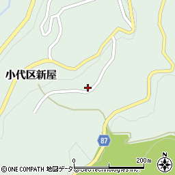 兵庫県美方郡香美町小代区新屋683周辺の地図