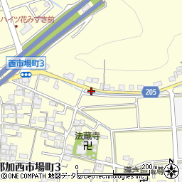 岐阜県各務原市那加西市場町7丁目67周辺の地図