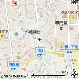 山田理容周辺の地図