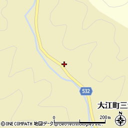 京都府福知山市大江町三河527周辺の地図