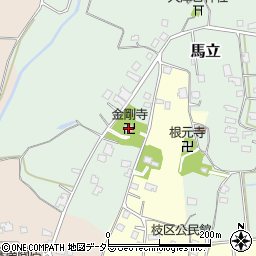 曹洞宗金剛寺周辺の地図